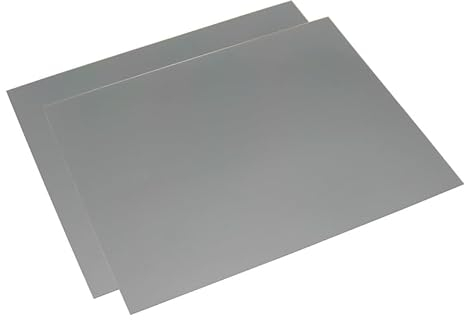 VIGAN 1/2/5 piezas de 200 x 170 mm, película polarizador reflectante inferior plateada para calculadora eléctrica de motocicleta, pantalla LCD, accesorios de reparación (2 películas polarizadoras