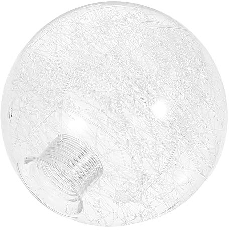 UPKOCH Pantalla De Lámpara De Cristal G9 - Reemplazo De Pantalla De Lámpara De Techo Transparente, Cubierta De Luz Colgante, Globo De Vidrio Para Decoración De Hogar, 120Mm