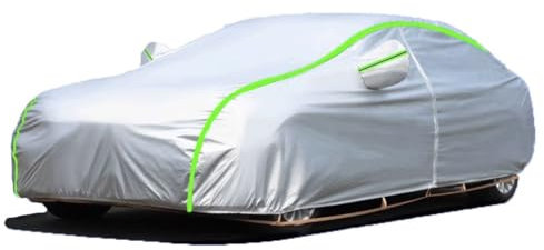 Wasserdichte Autoabdeckung Für Peugeot Rifter 2018-2023 | Frostschutz Auto Abdeckung Schichten Autoabdeckung Winter Auto Abdeckplane Wasserdicht Atmungsaktiv Autoplane Staubdicht Schneeschutz(C)