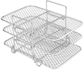 Rejilla Para Freidora Ninja Dual Air Fryer, Rejilla De Acero Inoxidable 304, Rejilla De Cocción De Deshidratador De Múltiples Capas, Accesorios De Rejillas De Deshidratador (1PCS)