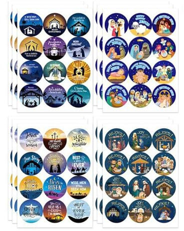 Das Weihnachtsfenster hängt an der Krippe | Selbstklebende Weihnachtsfensteraufkleber | Weihnachtsfensteraufkleber | Weihnachtsfenster-Dekoration, Wandpflaster für Wohnzimmer, Auto