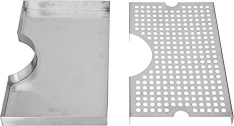 Drip Tray, Mini Fridge Drip Tray 30.3 X 18 X 2.4cm Without Drain Kegerator Parts for Home Bar Mini Fridge