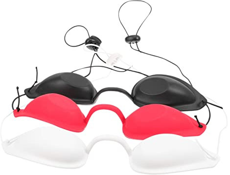 TOBBOMEY 3pièces De Pour Yeux Lunettes Anti-uv Pour Épilation Et Soins Peau Idéales Pour Voyage Le Soleil Activités Extérieures
