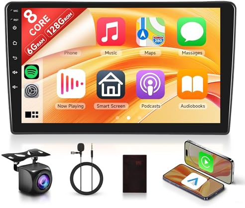 8 Kerne 6+128G Android Autoradio für Opel Zafira/Antara/Astra 2006-2010 9 Zoll Wireless Carplay Radio mit Touchscreen Android Auto Mirror Link Bluetooth FM/RDS/EQ/DSP WiFi GPS Navi Rückfahrkamera