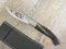 Generico Coltello artigianale Arburesa con Scena di Caccia Al Cinghile 21,5 cm sardo lama da 9,5 cm