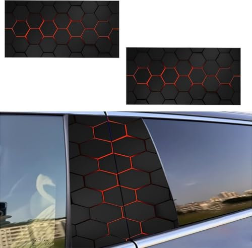 WDDZTMNB 2 Pezzi Adesivi del pilastro Centrale dell'auto, Compatibile con Audi A4 S4 A4 allroad A5 S5 Q7 4G S6 RS6, Decorazione dell'auto