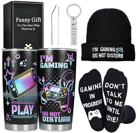 Merclix Funny Gifts Socks Set for Men Birthday Gifts for Him | Perfect for Men's Birthday, Dad, Grandad, Husband, Brother, Uncle or Gamer Birthday Gifts for Men