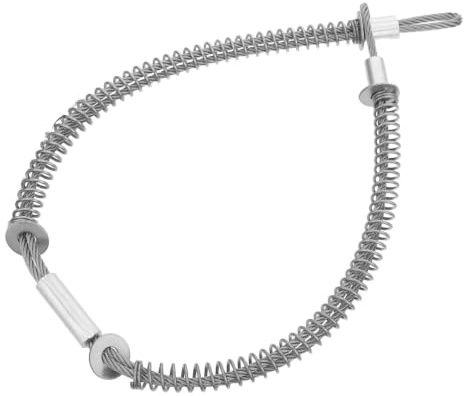 NOLITOY Câble De Sécurité Anti-Retournement Pour Flexible Haute Pression 50Cm Chaîne À Ressort En Acier Inoxydable Dispositif De Retenue Hydraulique Industriel Pour Usines Et Chantiers