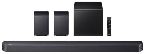 Samsung HW-Q930F Q-Series Soundbar, 9.1.4ch Wireless Dolby Atmos, Subwoofer + Rear Up-Firing Speakers, DTS:X, SpaceFit Sound