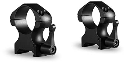 PRECISION STEEL RING MOUNTS with lever 23012 Weaver, 1 Inch Diameter, High (Lever)