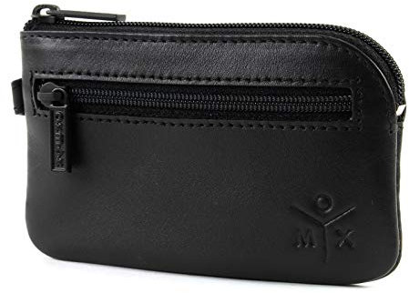 oxmox Schlüsseletui Leder Leather Keyholder Ox Embossed Black