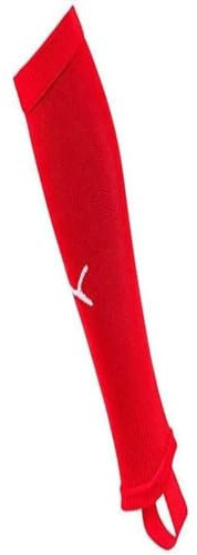 PUMA Herren Team Liga stijgbeugelsokken Core Fu ballsocken, Puma Rot-Puma Weiß, 47 EU