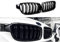 Gangying F30 F31 Rejilla De Radiador para BMW Serie 3 F30 F31 Rejilla Frontal F30 Doble Puente Deportiva Negro Brillante Accesorios Serie 3 F30 2012-2018