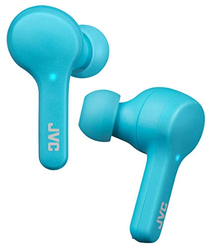 JVC Auricolari True Wireless comodi ed ergonomici, HA-A7T, colore azzurro