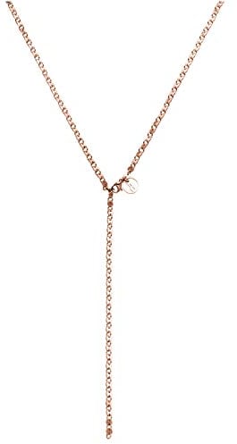 Purelei® Pure Kette Damen (Rosegold) – Halskette Damen aus langlebigem Edelstahl – Wasserfeste Kette – max. 60 cm Länge verstellbar – Halskette für deinen individuellen Look