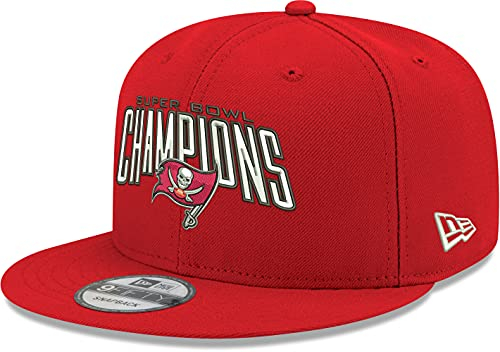 New Era Tampa Bay Bucaneers 950 NFL SB LV Champions Snapback Cap Gr. Einheitsgröße, scharlachrot