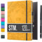 Notizbuch A5 Dotted Bullet Journal Buch und Stift - Gepunktet - Scribbles That Matter Notebook A5 - Auslaufsicheres 120g dickes papier, 215 Seiten, Hardcover Bujo, Hardcover Dot Grid note book