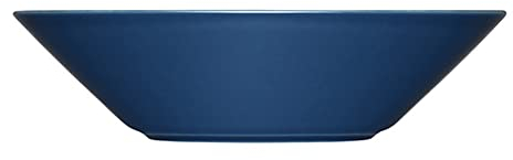 Iittala Teema Tiefer Teller aus Porzellan in der Farbe Vintage Blau, Maße: 21,6cm x 21,6cm x 5,5cm, 1061238