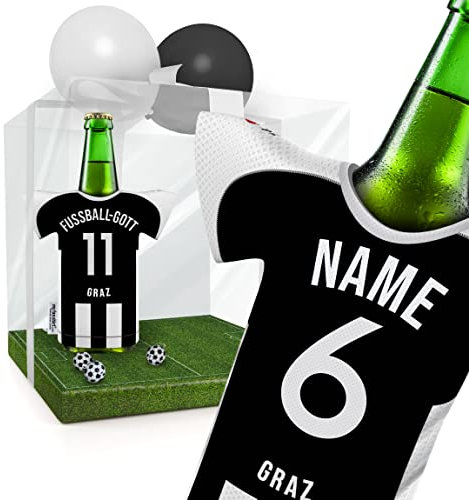 PERSONALISIERT Graz Trikot-Kühler Geschenk-Box Fanartikel Männer | Passend für Sturm Graz | Mann Freund Opa Bruder Geburtstag Weihnachten Ostern Wichteln Trikotkühler by MyFanShirt DEOE