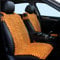 HomDSim Autositzbezug mit Holzperlen, natürliche Holzperlen, kühl, erfrischend, Rückenmassage, Komfortkissen, Premium-Qualität, universell für Auto, LKW im Sommer