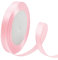 Satinband Rosa 10mm, 22 Meters Dekoration Präsent Geschenkband Breit Schleifenband, Stoffband für Kleid Hochzeit, Taufe und Geburtstag Geschenke,Satin Dekoband, Deko Band Geschenkverpackung