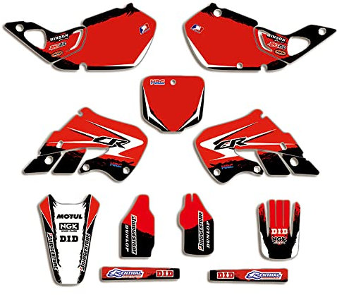 ENARUI Dekor Aufkleber Decals Graphics für Honda CR 125 CR125 1998 1999 und CR 250 CR250 1997 1998 1999