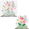 FINGERINSPIRE Buch Blumen Schablone 30x30cm Wiederverwendbare Buch Blume Tinte Malschablone Schmetterlingsmuster Zeichnung Dekorationsvorlage für Malerei auf Wand, Möbel, Holz und Papier