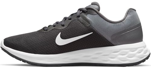 Nike Revolution 6 DC3728 Herrenlaufschuhe, Sneaker, Eisengrau/Rauchgrau/Schwarz/Weiß 004 ((Iron Grey/Smoke Grey/Black/White 004)), Größe 42,5, 42.5 EU