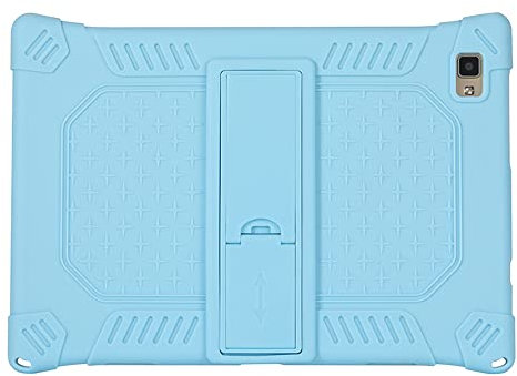 INSOLKIDON Compatible con Teclast P30S 10.1 Inch Tablet Funda Protectora de Cuero Bumper Protección Carcasa con Soporte Función (Blue)