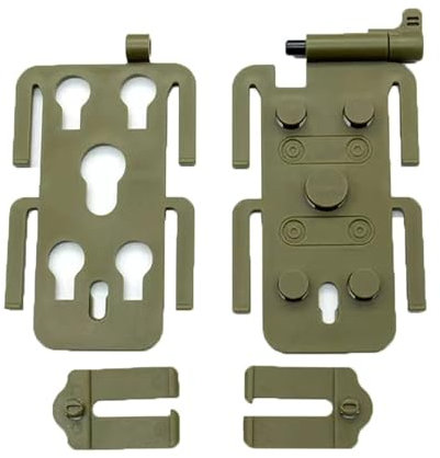 Tenoburian Molle-Adapter, modularer Molle-Befestigungsclip für Taktische Gürtel, Molle-Weste, Rucksäcke, Holster, Magazintaschen (für MOLLE)