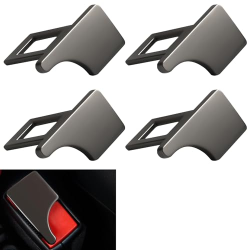 Clip per Cinture di Sicurezza,FainFun 4 Pezzi Blocca Cintura Sicurezza Auto,Cintura Sicurezza Auto,per Veicoli,Berline,Supercar,SUV,Adatte per la Maggior Parte delle Parti Dell'auto