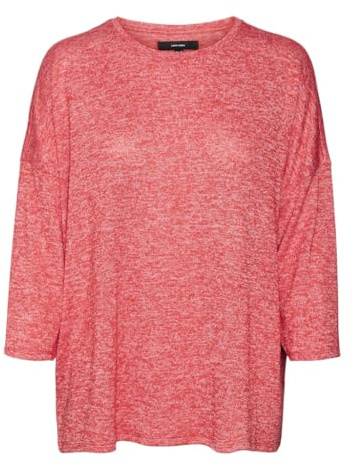 VERO MODA Damen Vmbrianna 3/4 Pullover Boo Rep Pullover