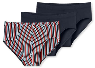 Schiesser Herren 3 PACK Unterwäsche Slips mit weichem Bund Bio Baumwolle Multipack - 95/5 Organic