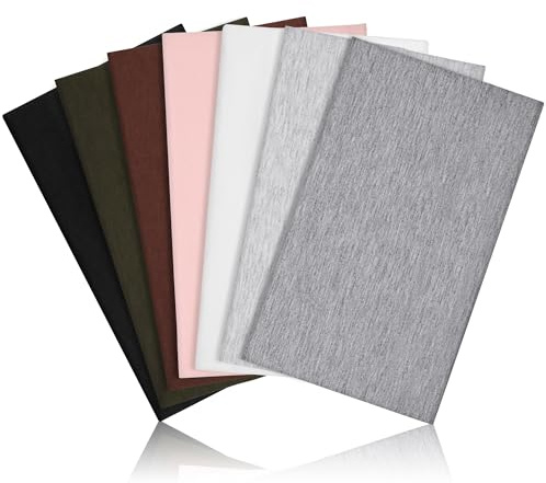 DiyJibb Stirnbänder für Damen, breite Haarbänder, Workout-Set, Stoff, 7 Stück