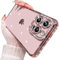 Case for iPhone 16 Pro Max, Diamond Glitter Phone Case [Ultra Slim] Scratch Resistant Sparkle Bling Gel Rubber Soft Skin Silicone [Protective Case] Clear Cover for iPhone 16 Pro Max - Rose Gold