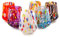 MurArt Bicchieri di Murano Set da 6 bicchieri da 300ml in vetro soffiato a mano in lavorazione artigianale Made in Italy B8 (Misto, Bicchieri Acqua 6pz)