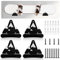 Gosknor 4 Pezzi Porta Snowboard, Supporto da Parete per Snowboard con Ganci Porta Snowboard Supporto da Parete Porta Snowboard per Stanza Garage Porta Snowboard