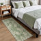 BEIMO Waschbarer Rutschfester Läufer Teppich 80x200 cm, Vintage Flora Stil Teppichläufer, Leicht, Farbecht und Strapazierfähig, Läufer für Flur, Treppe und Eingangsbereich