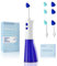 medcodes Neti Pot - Sistema de riego nasal inalámbrico, máquina limpiadora de botellas de enjuague nasal, kit de sistema de enjuague sinusal eléctrico para alivio de los senos nasales (Blue)