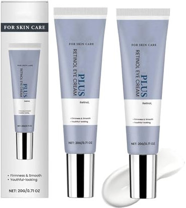 Retinol Boost Augencreme, Effektive Anti-Age Augenpflege Creme & Wirksame Feuchtigkeitspflege,Myrtenblatt-Extrakt & Hyaluronsäure für Gegen Augenringe und Schwellungen, Gesund Aussehende Haut (2)