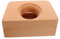 SHINEOFI Creative Wooden Cellphone Amplifier Stand Ergonomic Single Hole Design for Enhanced Sound for Video Calls and Desk Decor Solid Wood Construction for Durability and Style