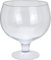 Baifantastic Grand vase en verre transparent sur pied pour décoration de table Motif cognac
