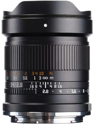 TTARTISAN Obiettivo grandangolare 14 mm F2.8 Full Format L Mount, obiettivo ultra grandangolare 114° con ampia apertura e messa a fuoco manuale per fotocamera L Mount