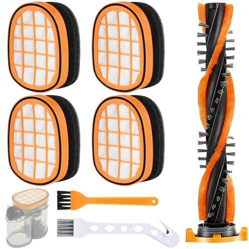 Phieeseriy 7 Stück Set Filter für Philips SpeedPro Max Akkusauger, Ersatzfilter für Philips FC6812、FC68148、FC6822、FC6823、FC6908、FC6827, FC6723/01 XC7042/01 XC8045,Speedpro Max Bürste Reinigungsbürste