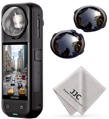 JJC Filtro ND per Insta360 X5, filtro ND 16 a densità neutra per obiettivo Insta 360 X5, accessori ND16 4 stop riduzione della luce controllo dell'esposizione multistrato HD vetro ottico ND filtro con