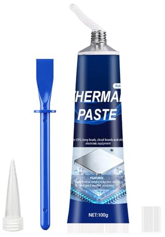 Pasta per dissipatore di calore - Pasta termoconduttiva al silicone, grasso termico non conduttivo per CPU, computer portatili, elettronica, meccanici, tecnici