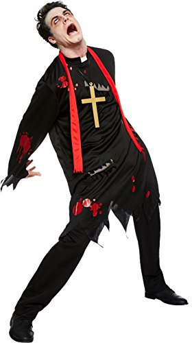 (PKT) (9902699) Adult Mens Zombie Vicar Costume (Large)