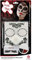 Amakando Nützliches Tag der Toten Make-up Kit/Mehrteilig/La Catrina Kosmetik-Zubehör Sugar Skull/Brauchbar zu Gruselparty & Tag der Toten