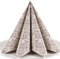 Servietten Ornament taupe Premium Airlaid, STOFFÄHNLICH | 125 Stück | 40 x 40cm | Hochzeitsserviette | hochwertige edle Serviette für Hochzeit, Geburtstag, Party, Taufe, Kommunion | made in Germany