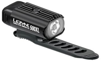LEZYNE Hecto 500 XL Unisex Adult USB Rechargeable LED Mountain Bike Light, Black, Size: One Size (Manufacturer's Size: One Size)